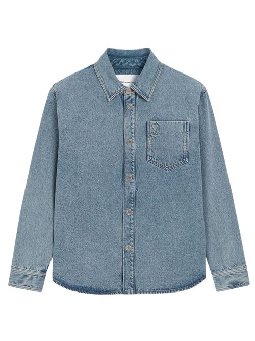 Camicia in denim AMI PARIS | UJK918DE0046480
